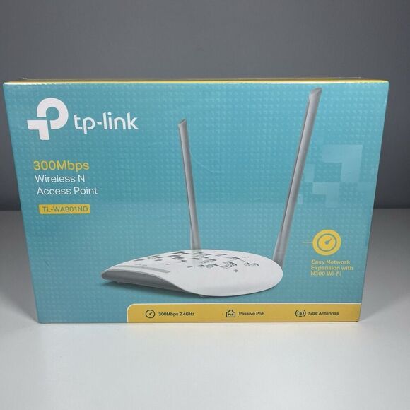TP-LINK TL-WA801ND 300Mbps Wireless N Access Point AP Bridge Repeater Multi SSID - Picture 1 of 6